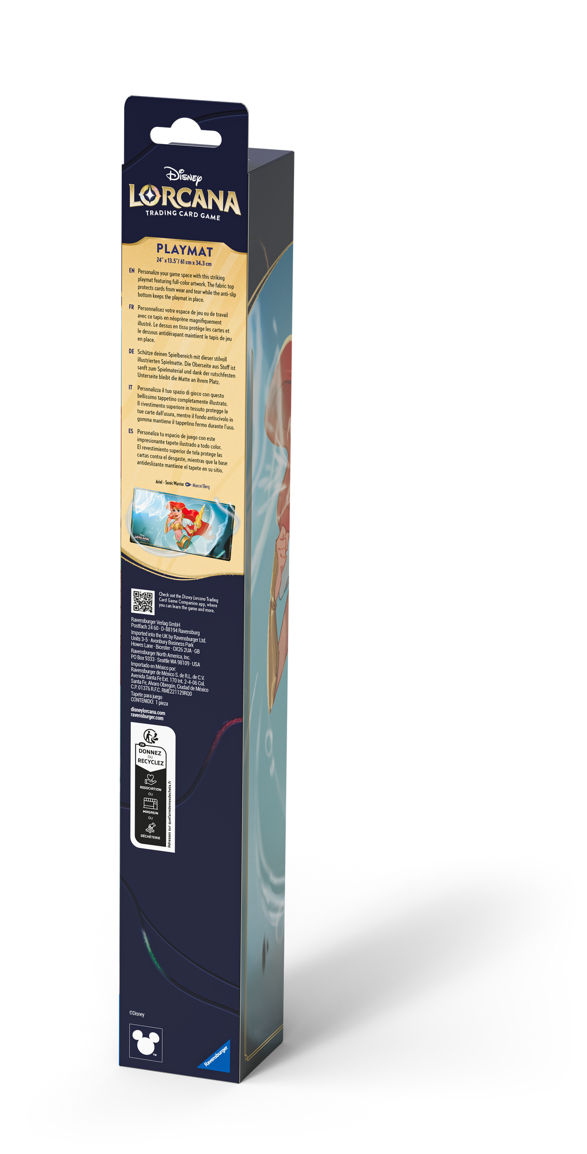 Disney Lorcana TCG: Playmat - Ariel, Sonic Warrior
