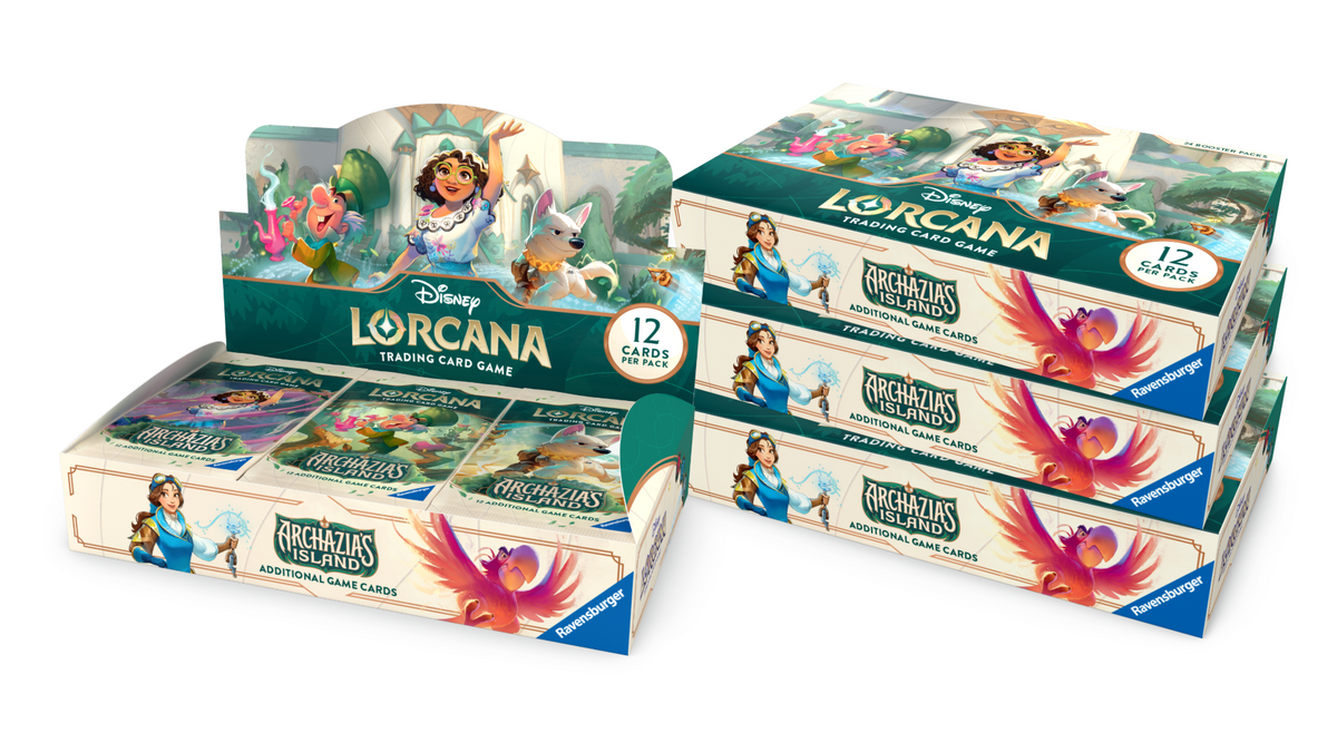 Disney Lorcana TCG: Archazia's Island - Booster Box Case (4 Booster Boxes)