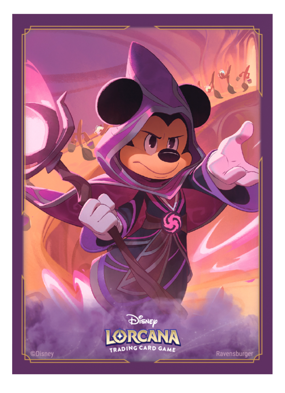 Disney Lorcana TCG: Card Sleeves - Mickey Mouse, Wayward Sorcerer