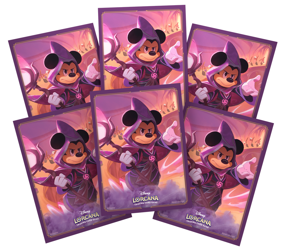Disney Lorcana TCG: Card Sleeves - Mickey Mouse, Wayward Sorcerer