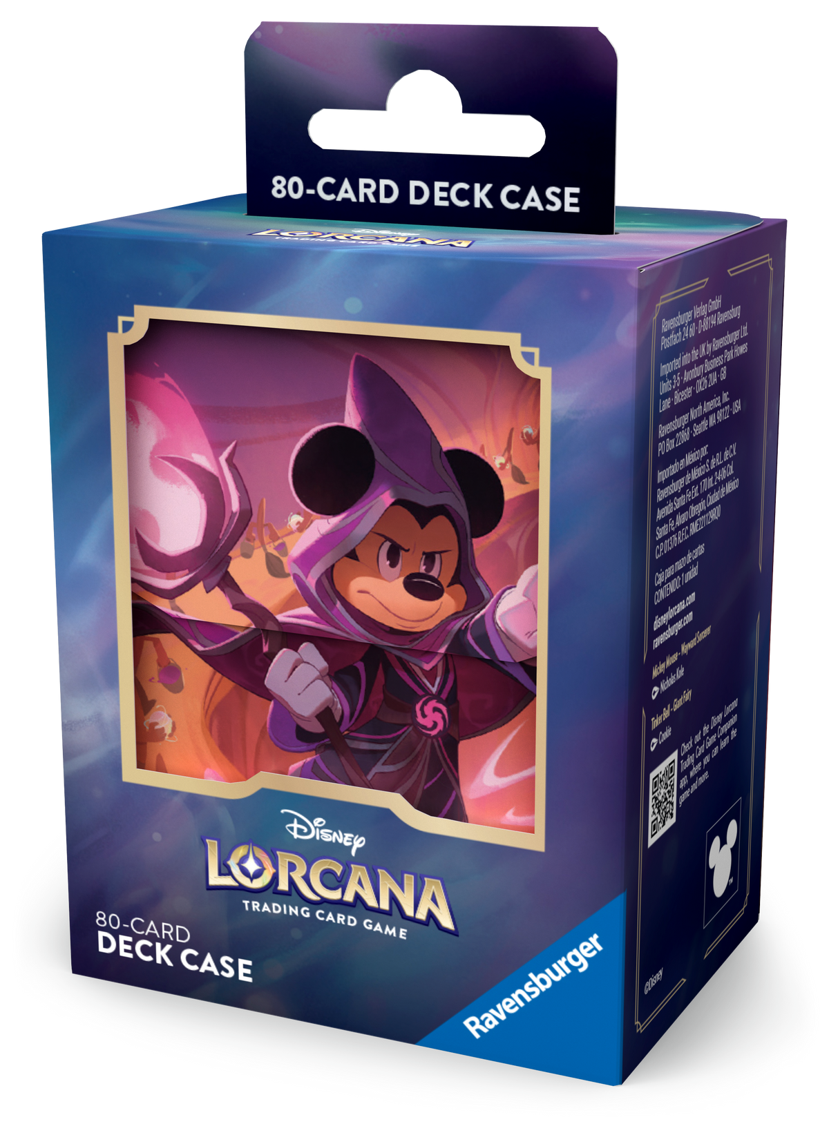 Disney Lorcana TCG: Deck Box - Mickey Mouse, Wayward Sorcerer