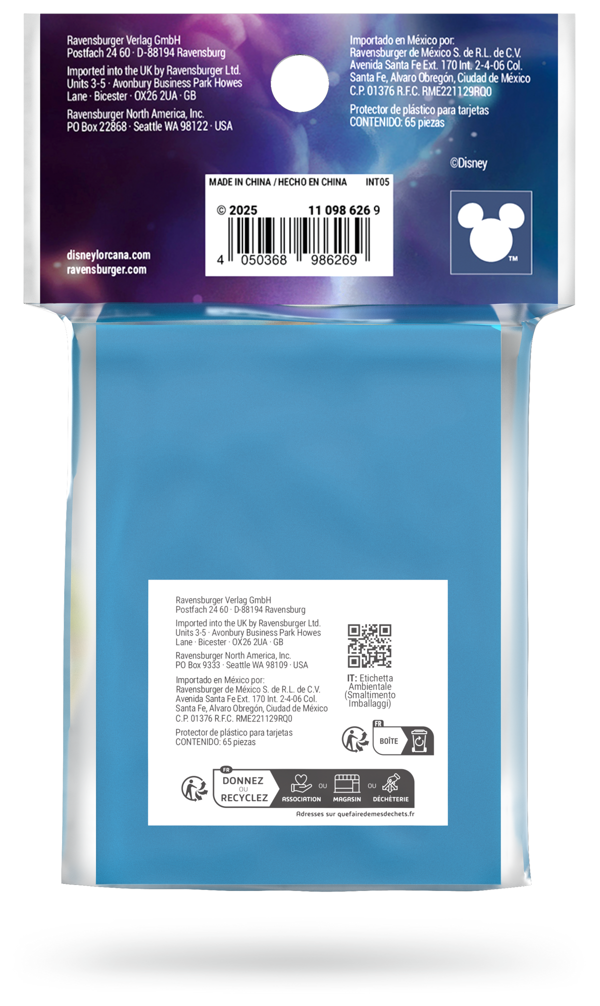 Disney Lorcana TCG: Card Sleeves - Mulan, Considerate Diplomat