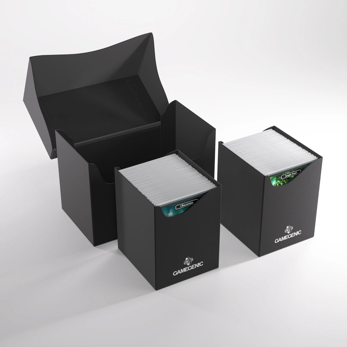 Gamegenic Double Deck Holder 200+ XL Deck Box - Black