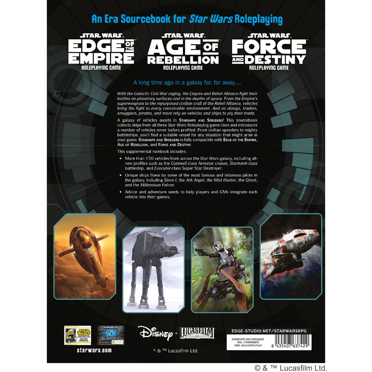 Star Wars RPG - Starships and Speeders (The Essential Collection of Vehicles)