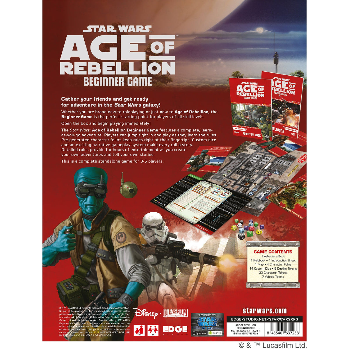 Star Wars RPG: Age of Rebellion - Beginner Game