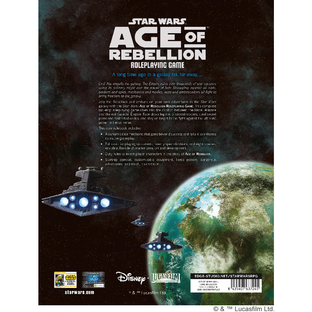 Star Wars RPG: Age of Rebellion - Core Rulebook