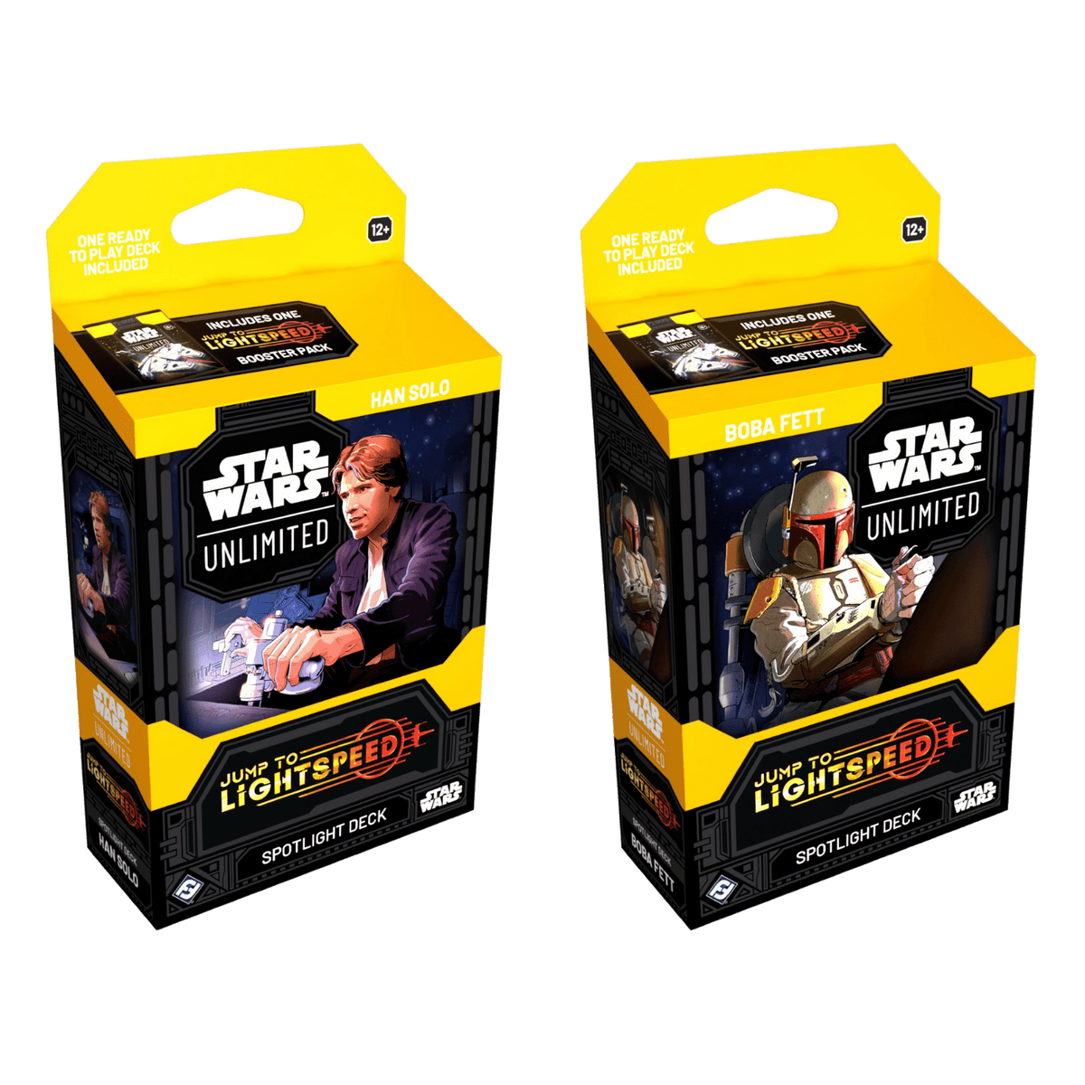 Star Wars Unlimited: Jump to Lightspeed - Spotlight Deck Pair: Han Solo & Boba Fett