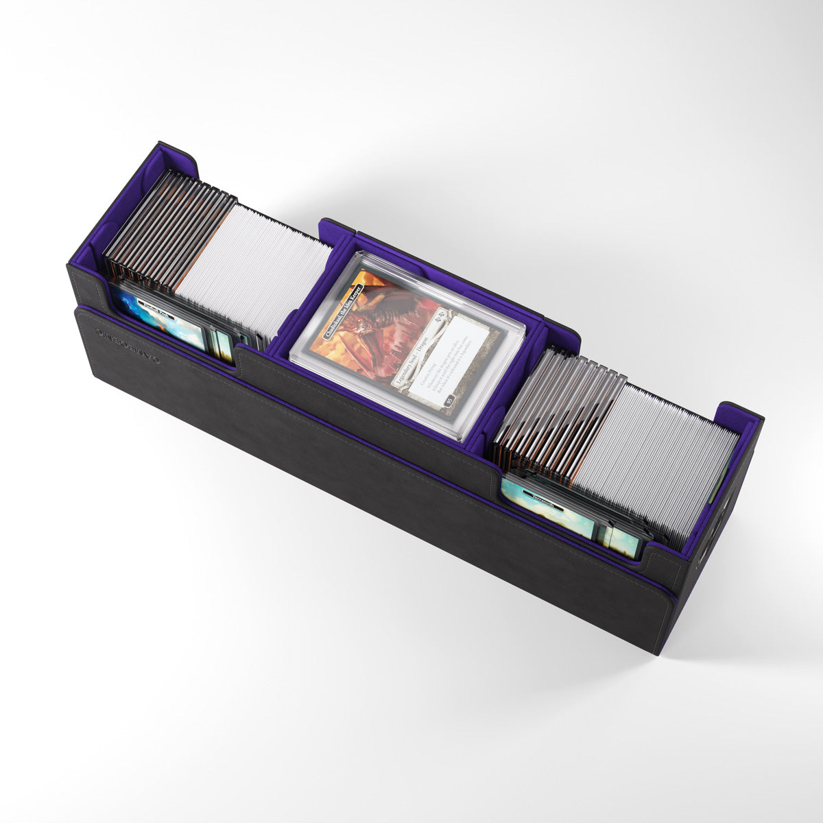 Gamegenic The Academic 266+ XL Premium Deck Box - Black / Purple