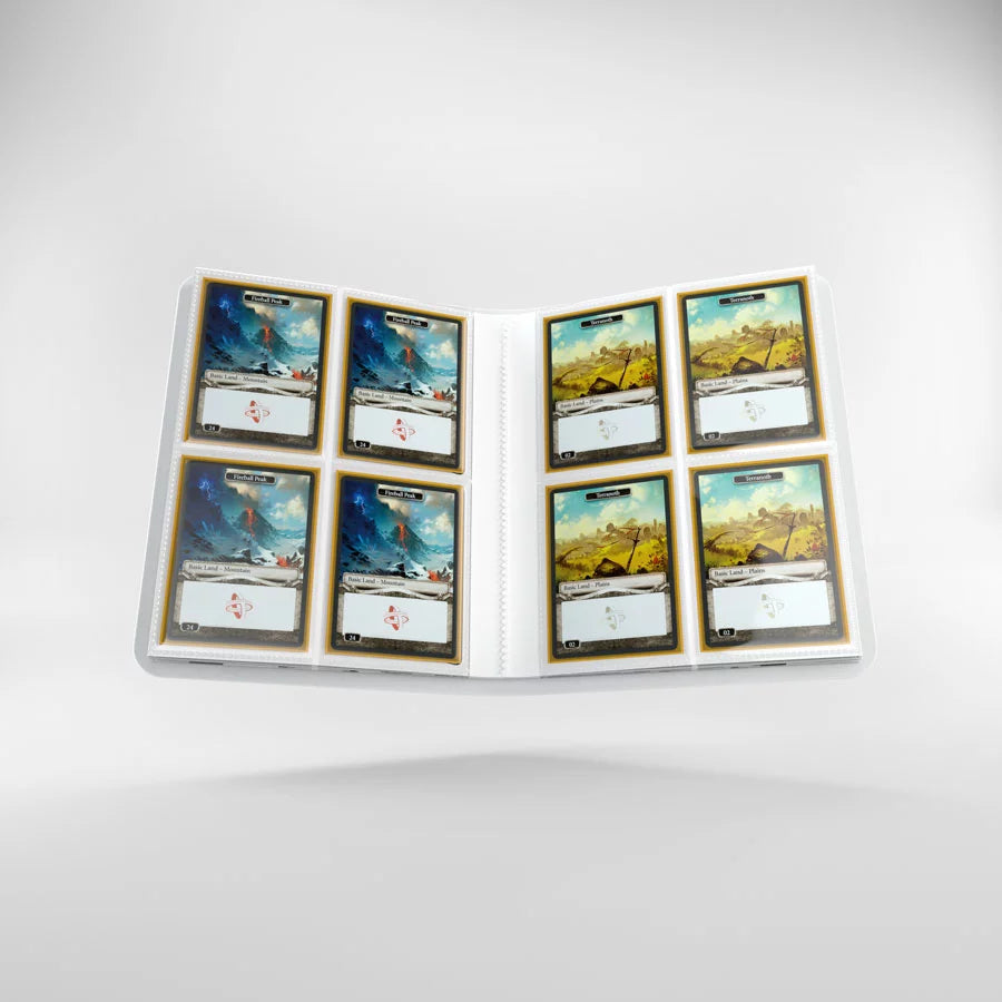 Gamegenic Casual Album - White - 8-Pocket Standard-Size