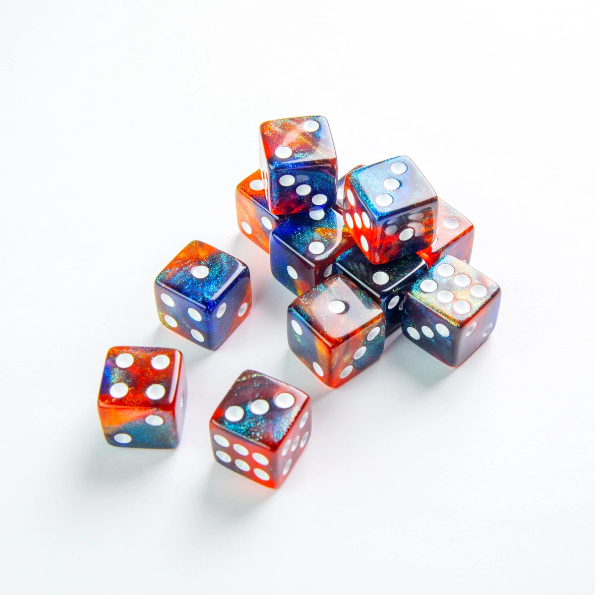 Gamegenic D6 Dice Set - Galaxy Series - Mars (12x 16mm D6)