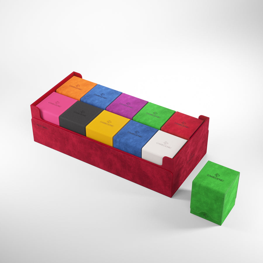 Gamegenic Dungeon 1100+ Convertible Premium Deck Box - Red