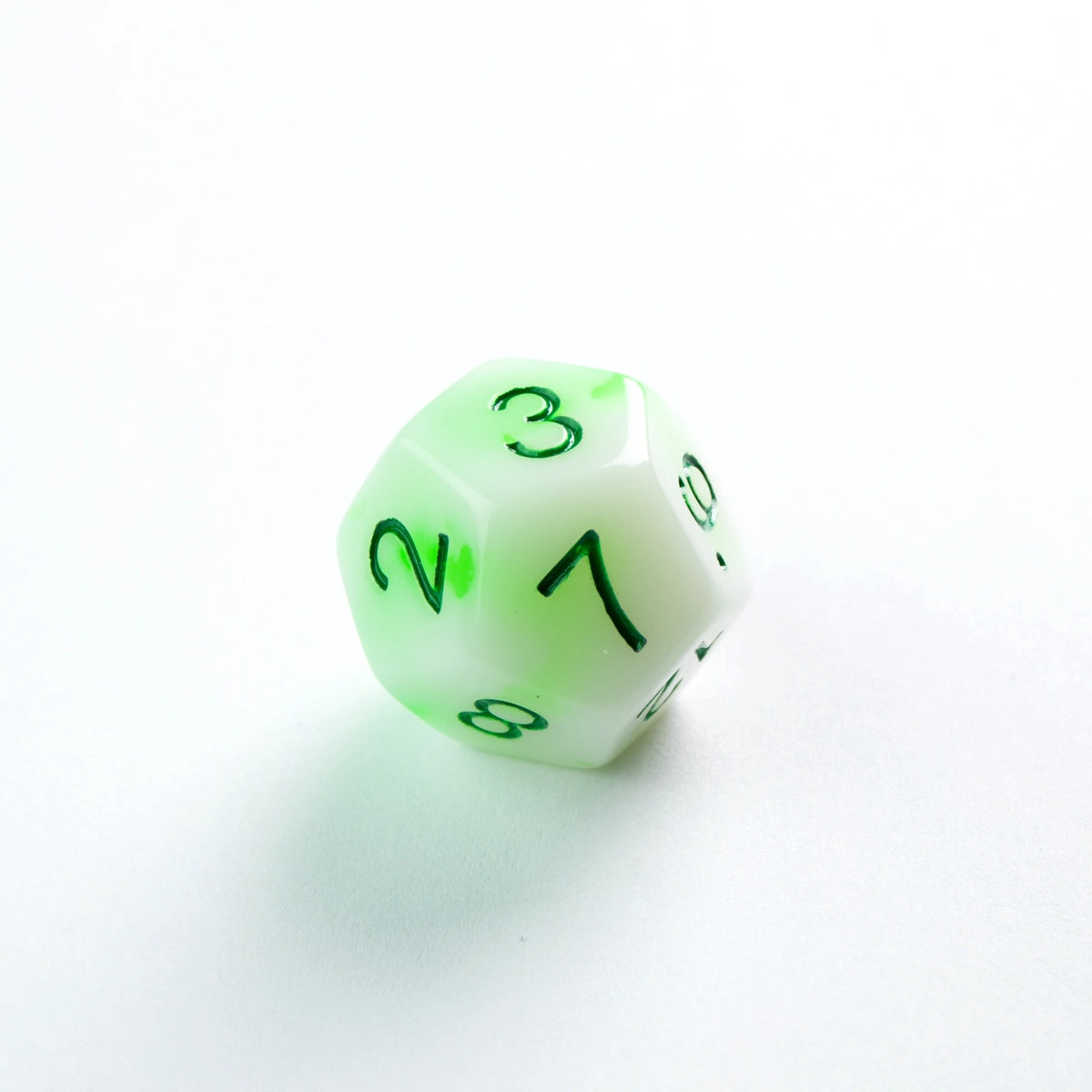 Gamegenic RPG Dice Set - Glow Series - Venom Stones