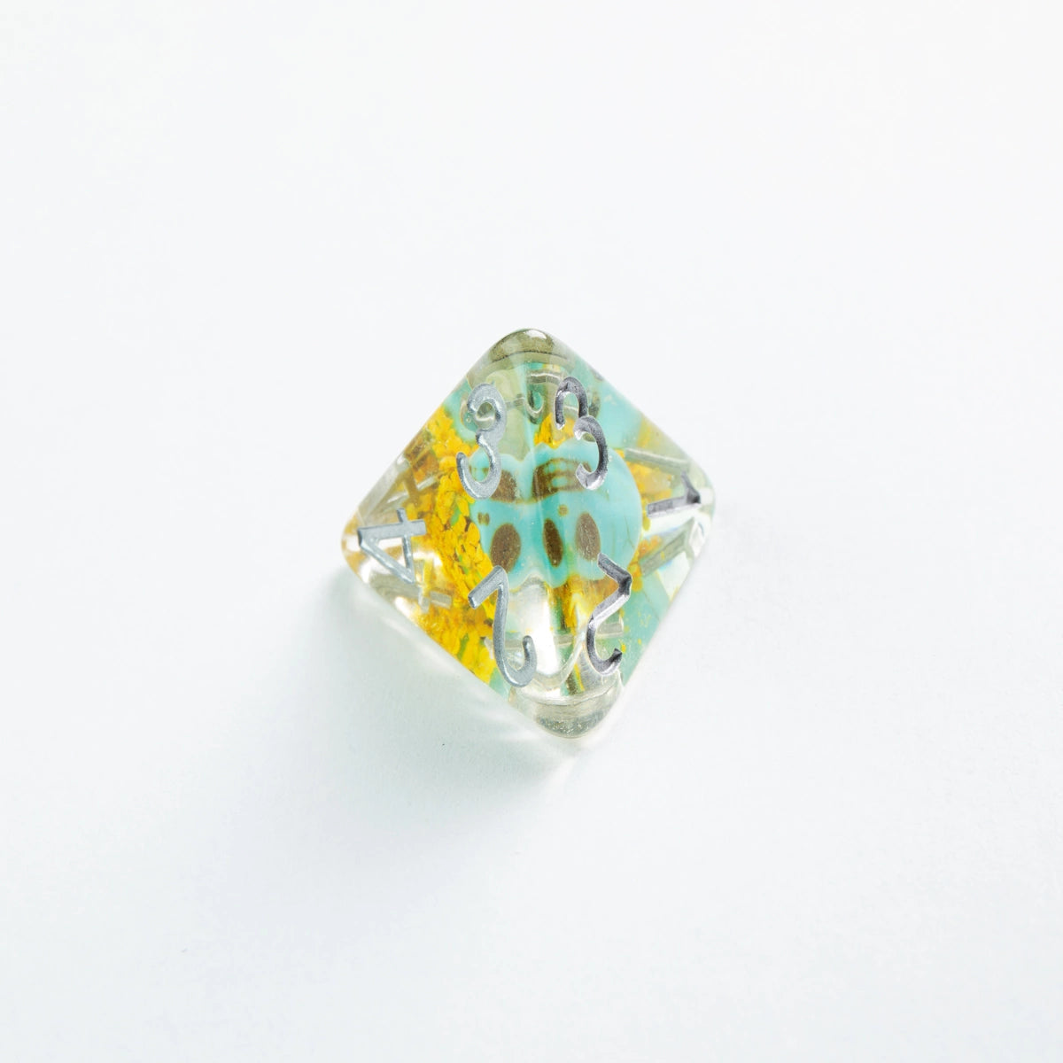 Gamegenic RPG Dice Set - Embraced Series - Green Skull