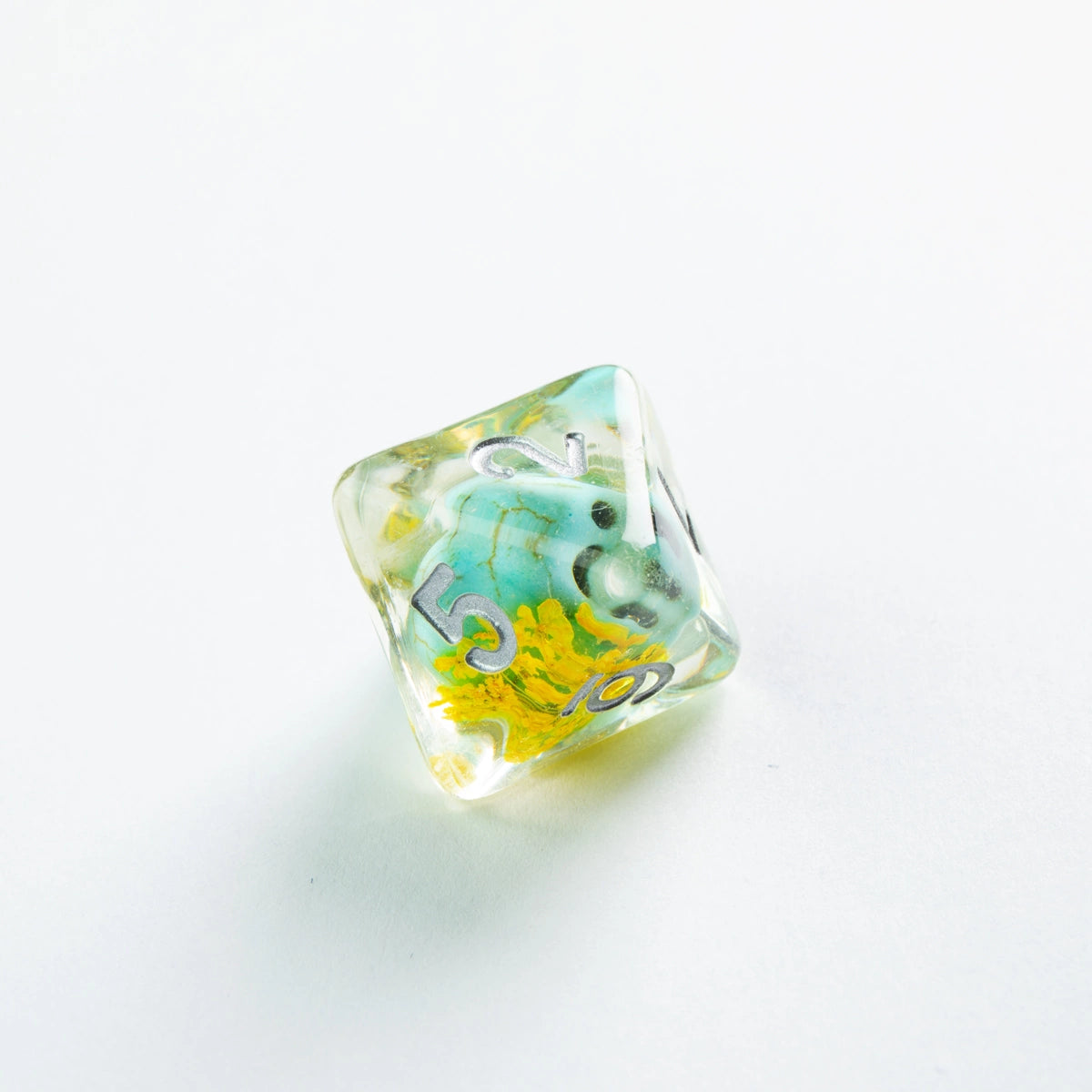 Gamegenic RPG Dice Set - Embraced Series - Green Skull