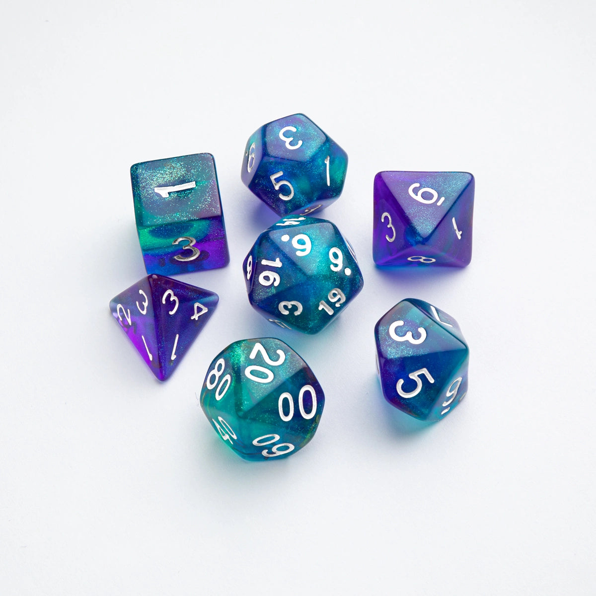 Gamegenic RPG Dice Set - Galaxy Series - Neptune