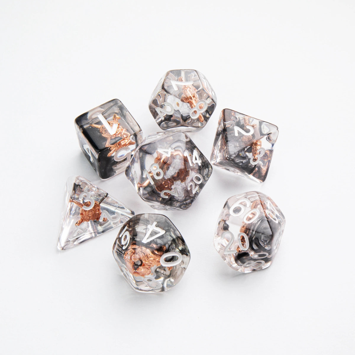 Gamegenic RPG Dice Set - Embraced Series - Shield & Weapons