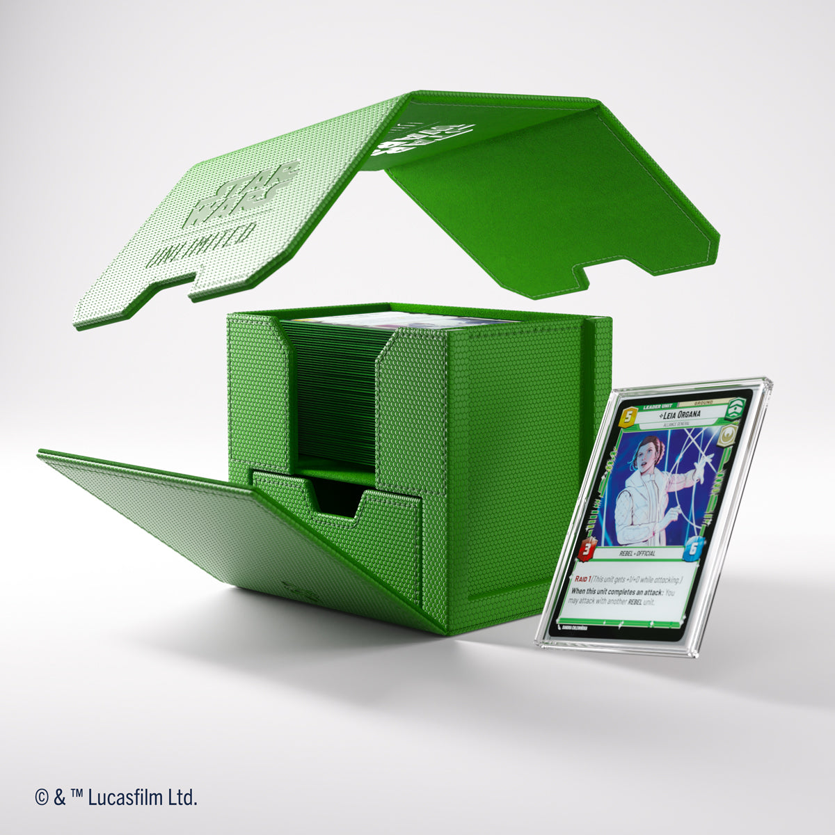 Gamegenic Star Wars: Unlimited Deck Pod Premium Deck Box - Green