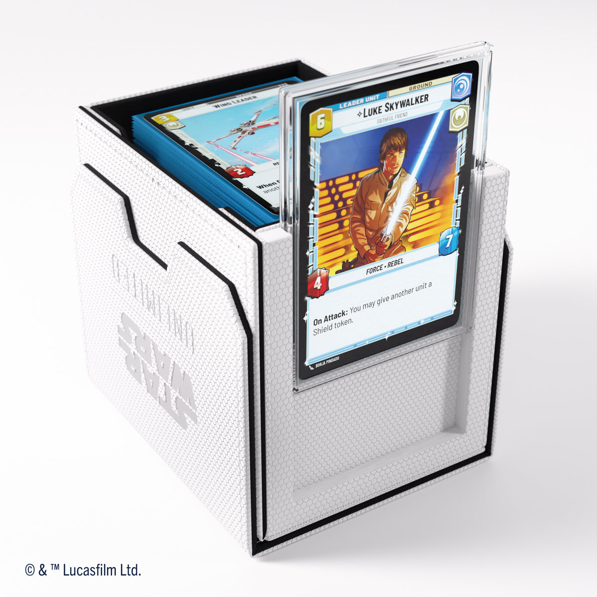 Gamegenic Star Wars: Unlimited Deck Pod Premium Deck Box - White / Black