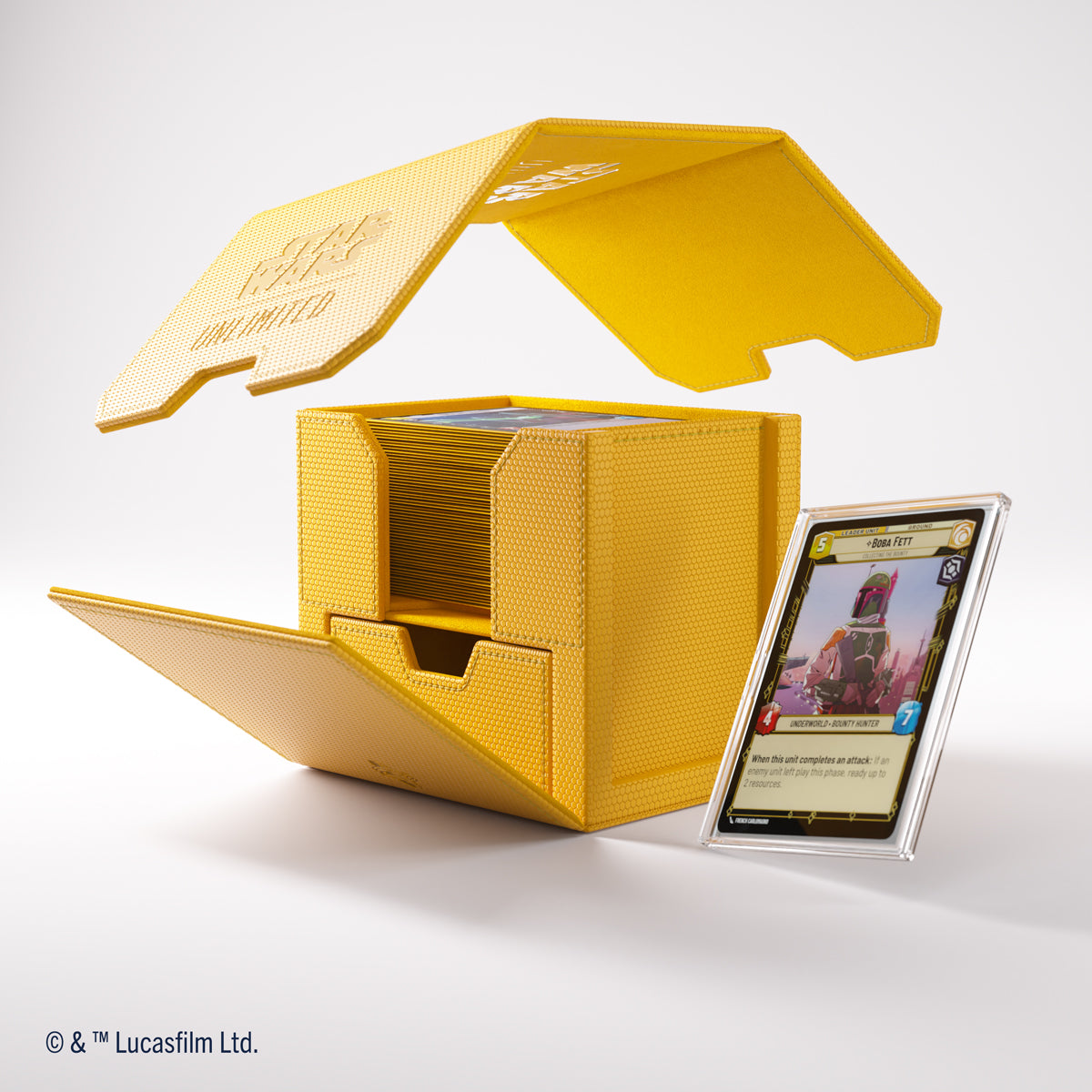 Gamegenic Star Wars: Unlimited Deck Pod Premium Deck Box - Yellow