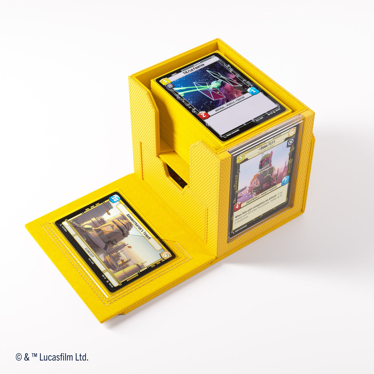 Gamegenic Star Wars: Unlimited Deck Pod Premium Deck Box - Yellow