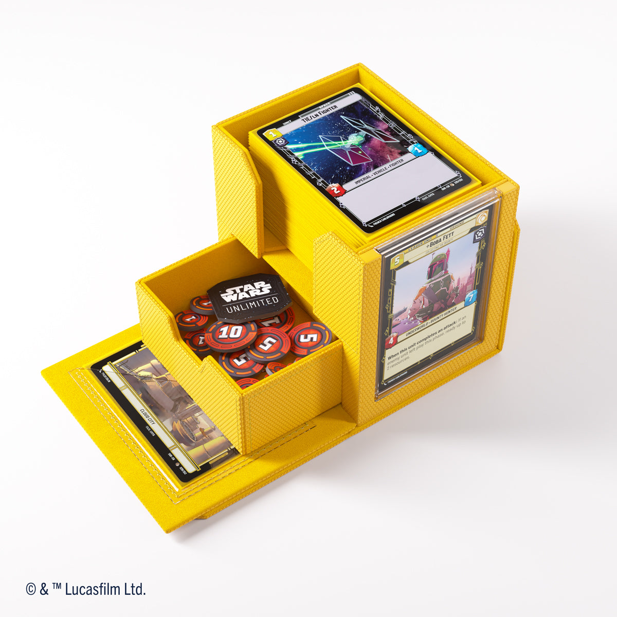 Gamegenic Star Wars: Unlimited Deck Pod Premium Deck Box - Yellow