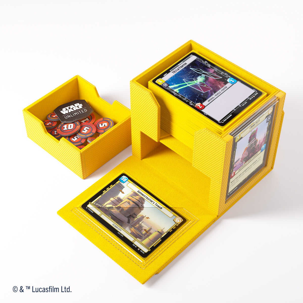 Gamegenic Star Wars: Unlimited Deck Pod Premium Deck Box - Yellow