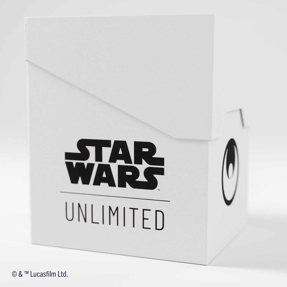 Gamegenic Star Wars: Unlimited Soft Crate Deck Box - White / Black