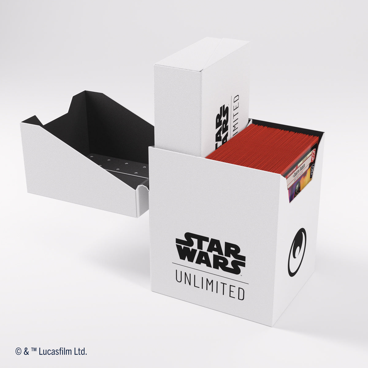 Gamegenic Star Wars: Unlimited Soft Crate Deck Box - White / Black