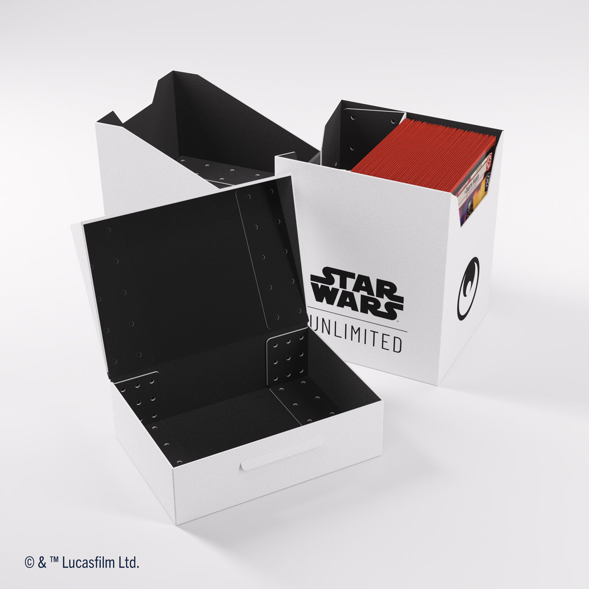 Gamegenic Star Wars: Unlimited Soft Crate Deck Box - White / Black