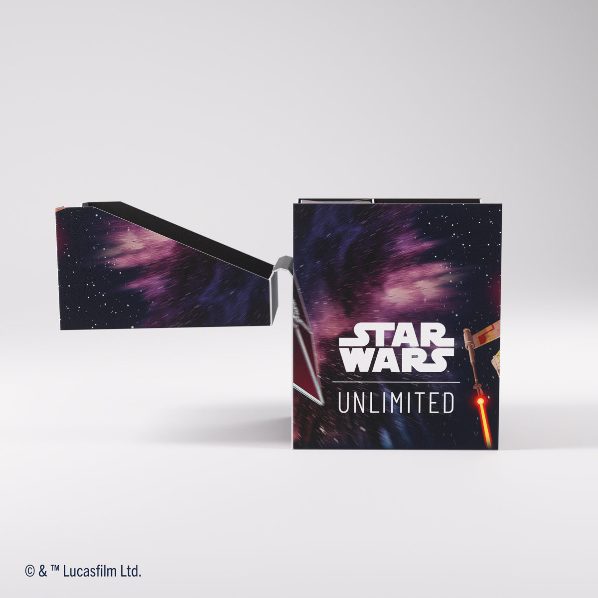 Gamegenic Star Wars: Unlimited Soft Crate Deck Box - X-Wing / TIE Fighter