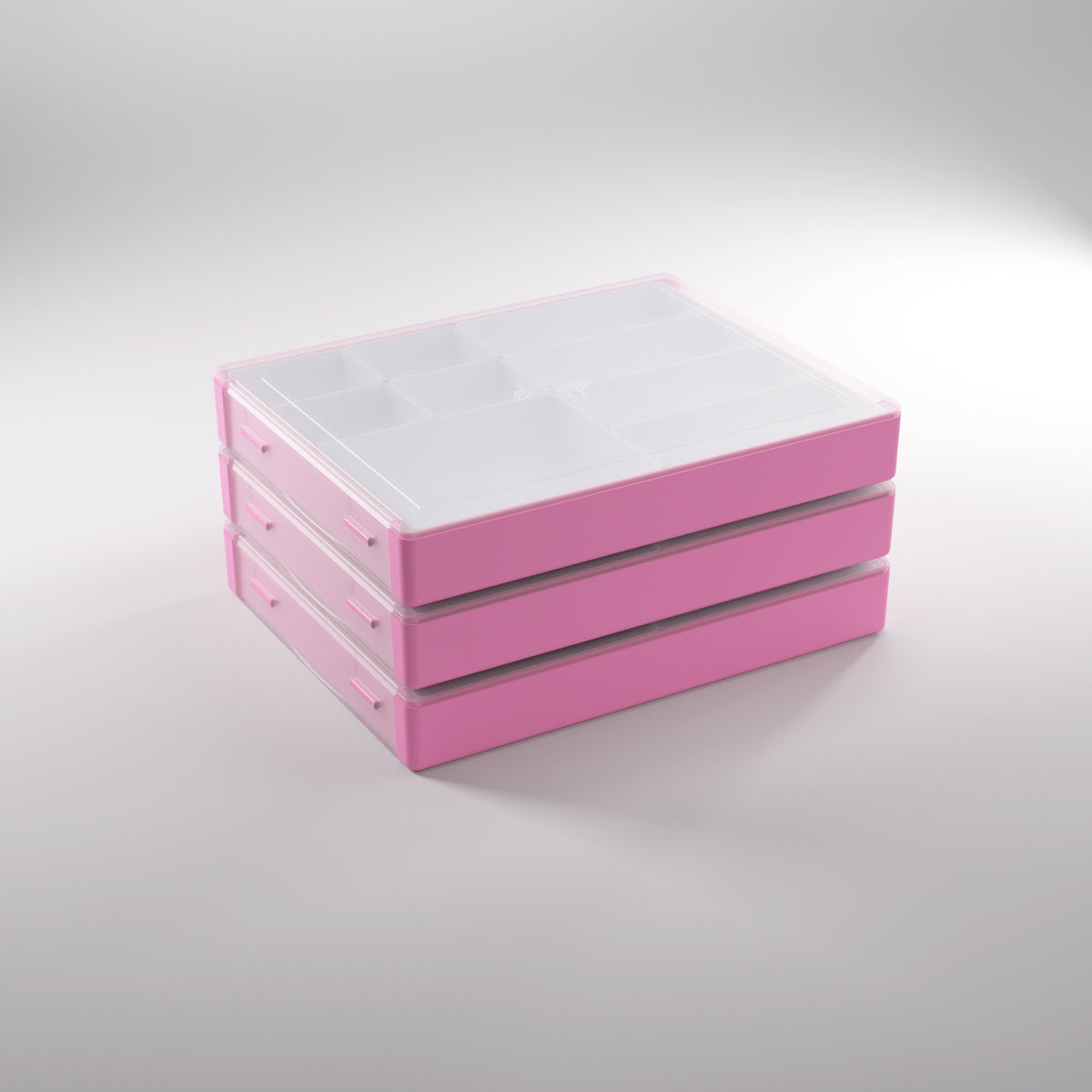 Gamegenic Token Silo Convertible Advanced Storage Box - Pink/White