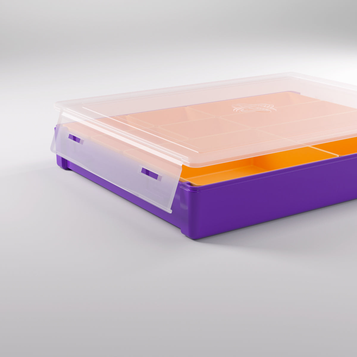 Gamegenic Token Silo Convertible Advanced Storage Box - Purple/Orange