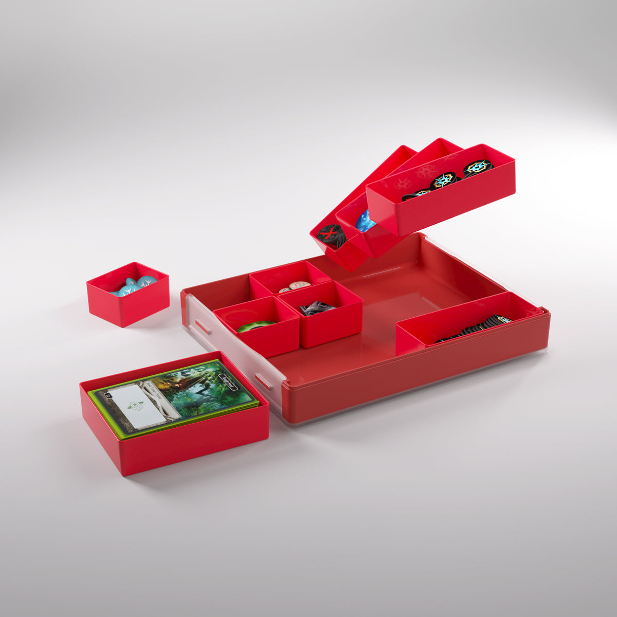 Gamegenic Token Silo Convertible Advanced Storage Box - Red