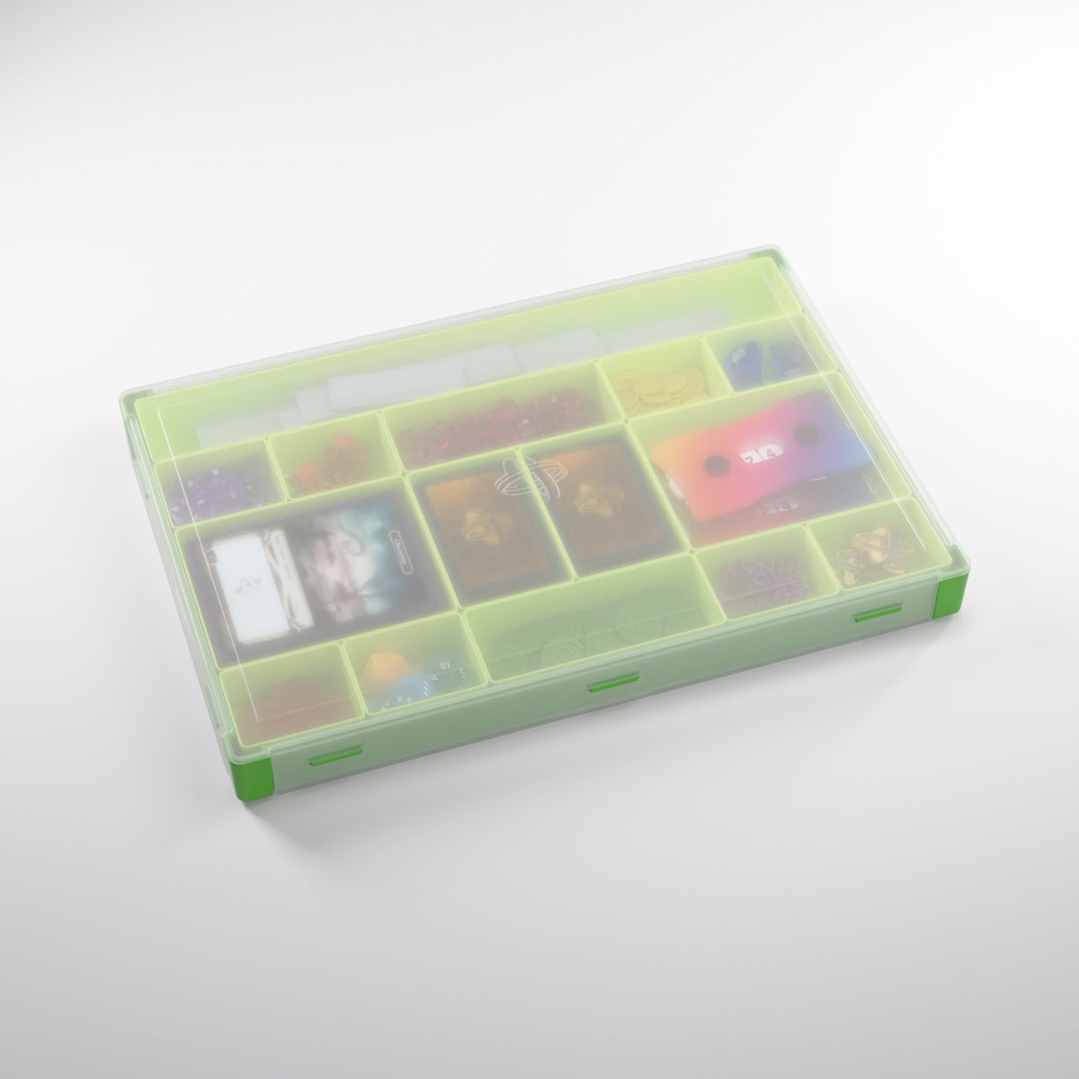 Gamegenic Token Silo XL Convertible Advanced Storage Box - Green/Lime