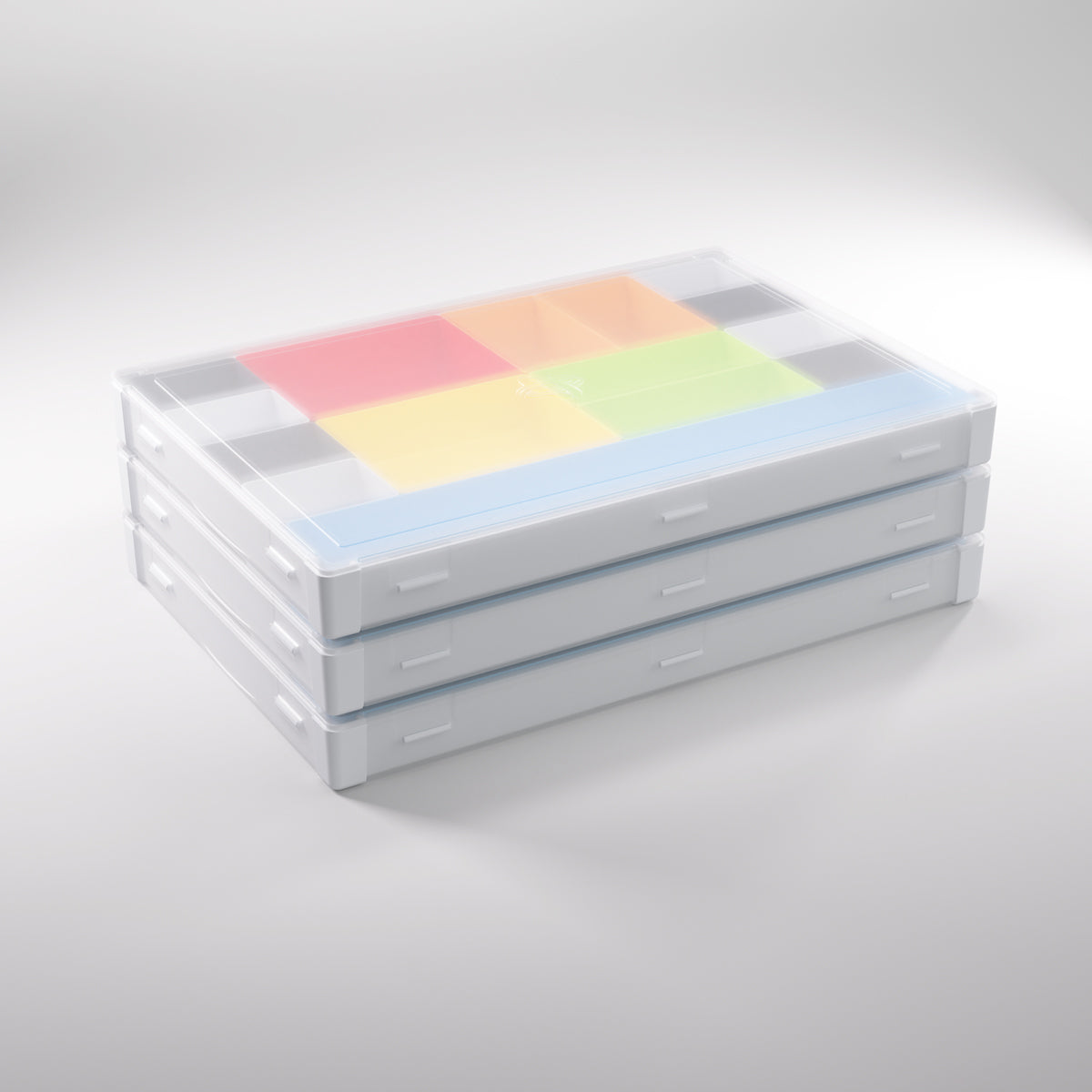 Gamegenic Token Silo XL Convertible Advanced Storage Box - White/Multicolour