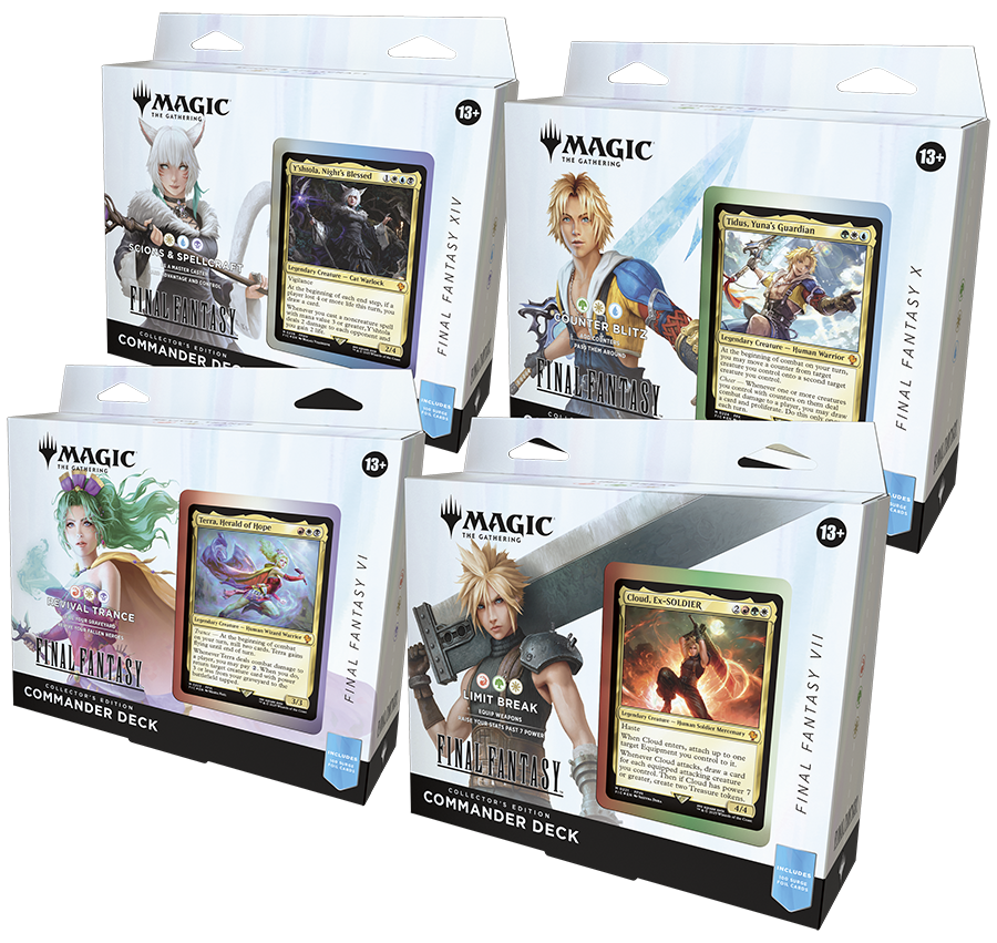 Magic MTG: Final Fantasy - Commander Deck Bundle (Collector's Edition)