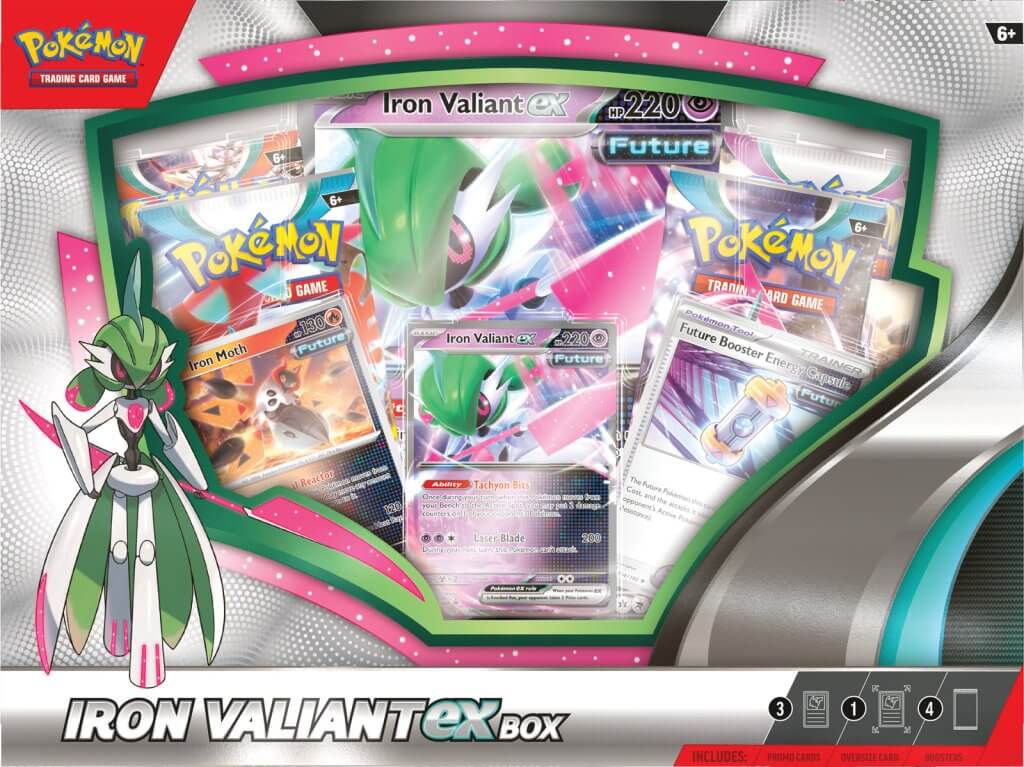 Pokemon TCG - Roaring Moon/Iron Valiant ex Box