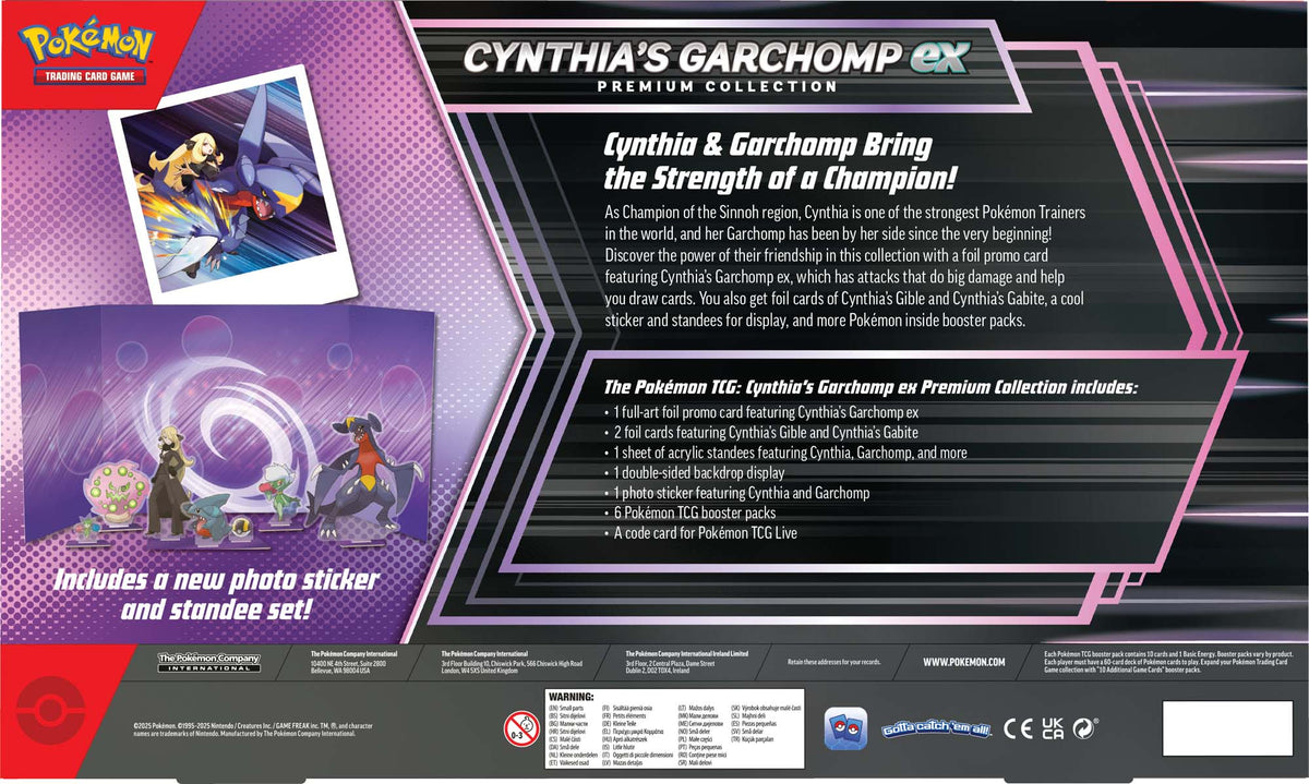 Pokemon TCG: Cynthia's Garchomp ex Premium Collection