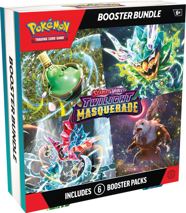 Pokemon TCG: Scarlet & Violet - Twilight Masquerade (Booster Bundle) - Goldfields Toys & Games Pokemon TCG: Scarlet & Violet - Twilight Masquerade (Booster Bundle) - Goldfields Toys & Games