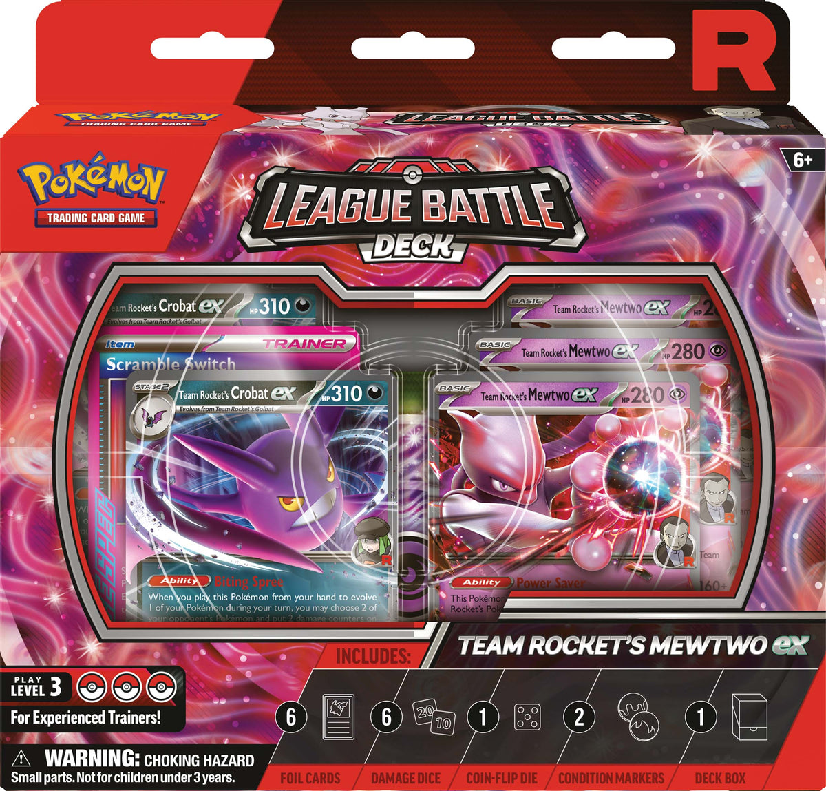 Pokemon TCG: Team Rocket’s Mewtwo ex League Battle Deck