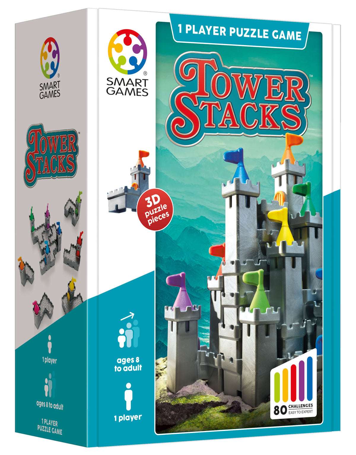 Tower Stacks (1 Player Puzzle Game)