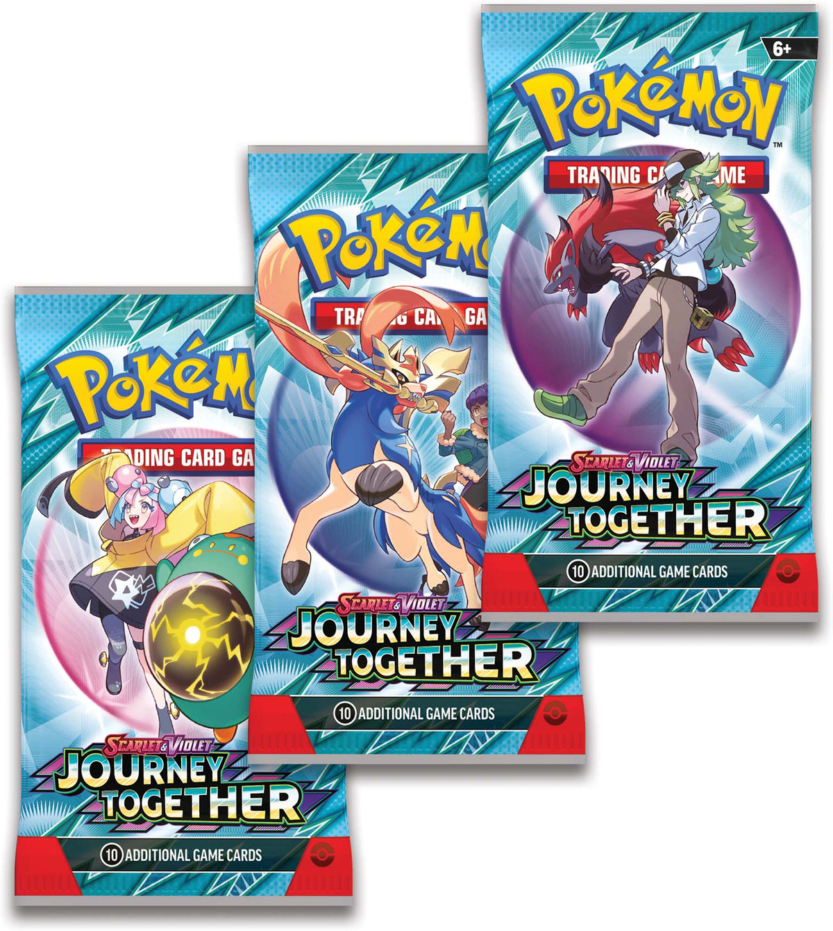 Pokemon TCG: Scarlet & Violet- Journey Together (Three Booster Blister Pack)