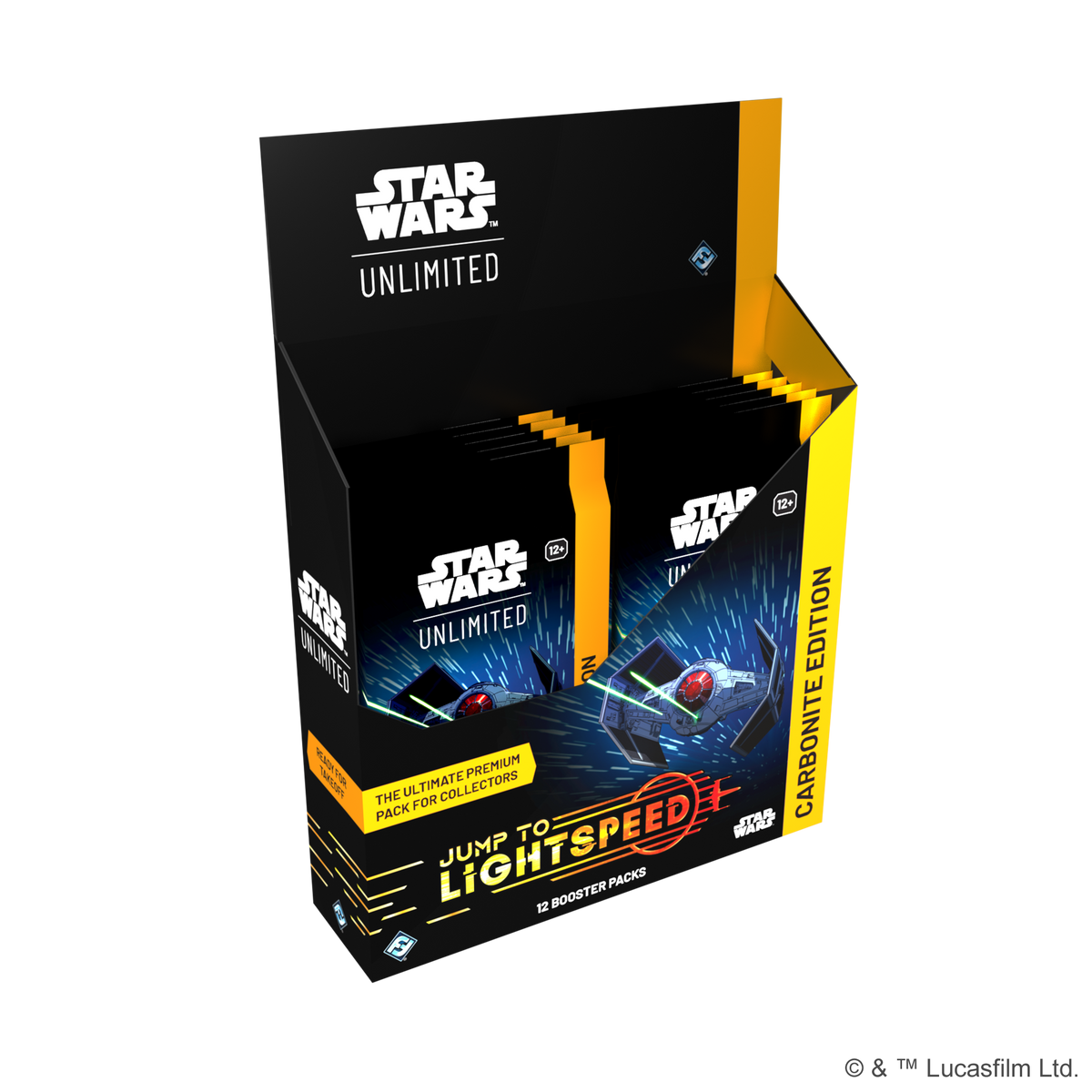 Star Wars Unlimited: Jump to Lightspeed - Carbonite Edition Booster Box (12 Booster Packs)