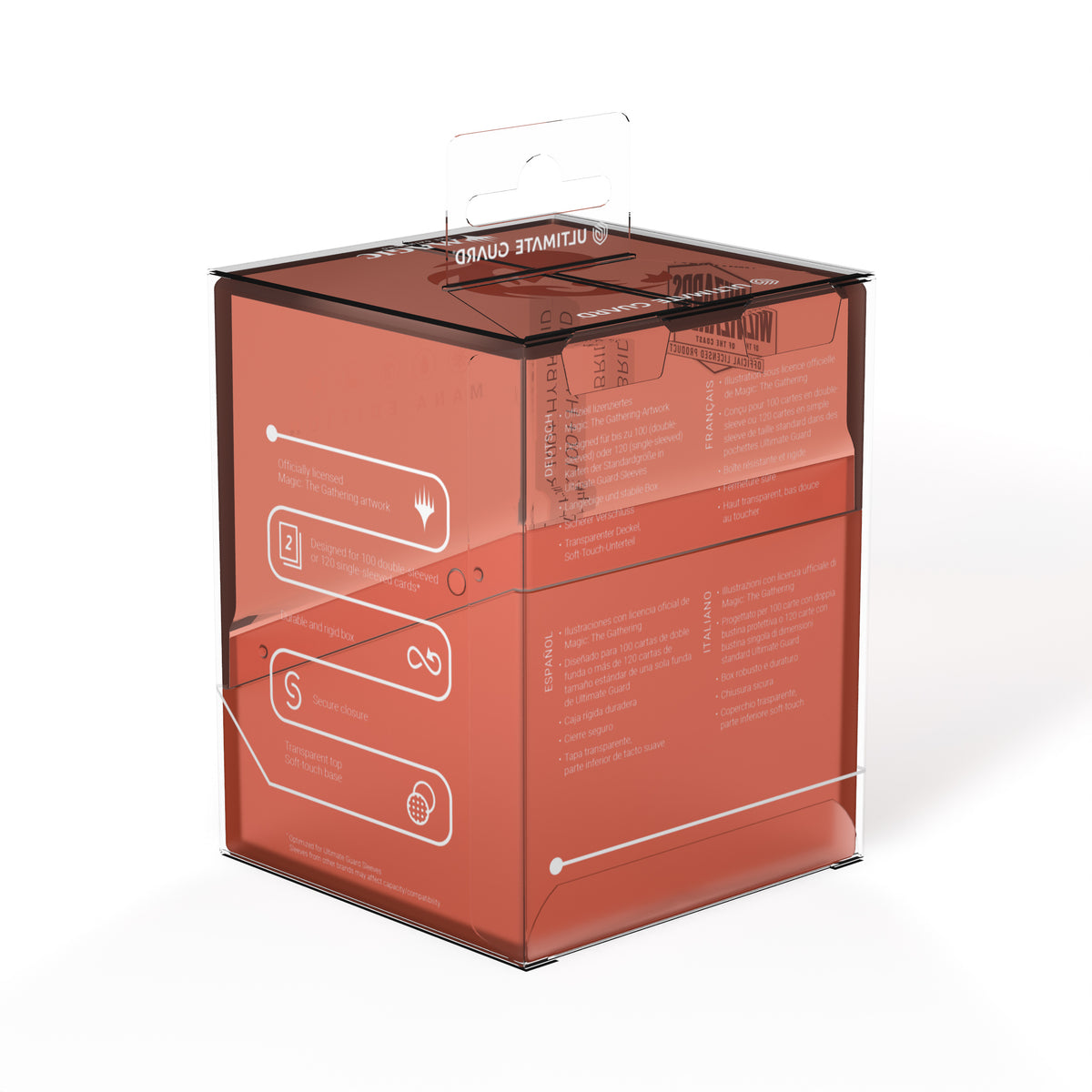 Ultimate Guard Boulder 100+ Hybrid Deck Box - Mountain (MTG: Mana Edition)