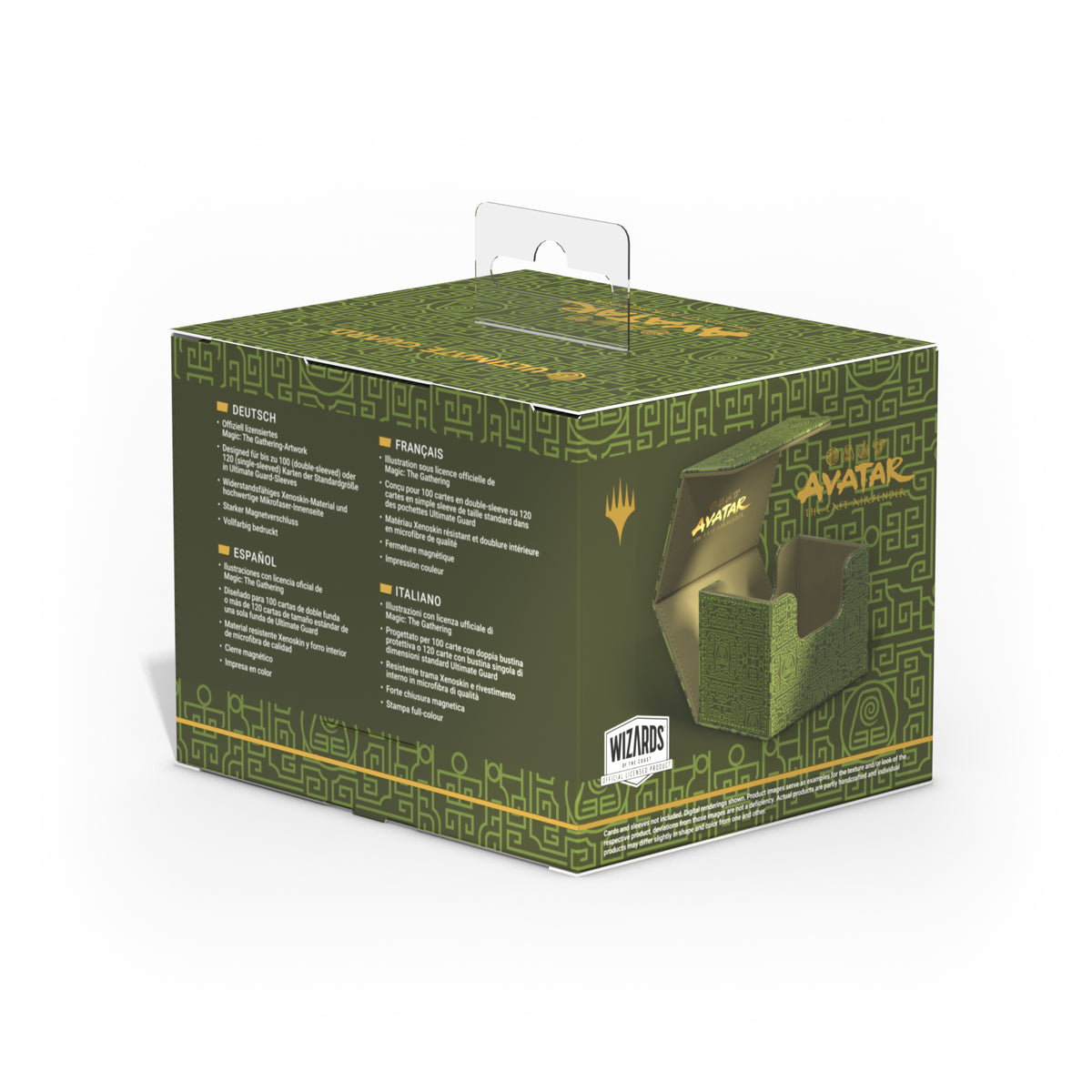 Ultimate Guard: XenoSkin Sidewinder 100+ Deck Box - Mana Symbol: Green (MTG: Avatar)