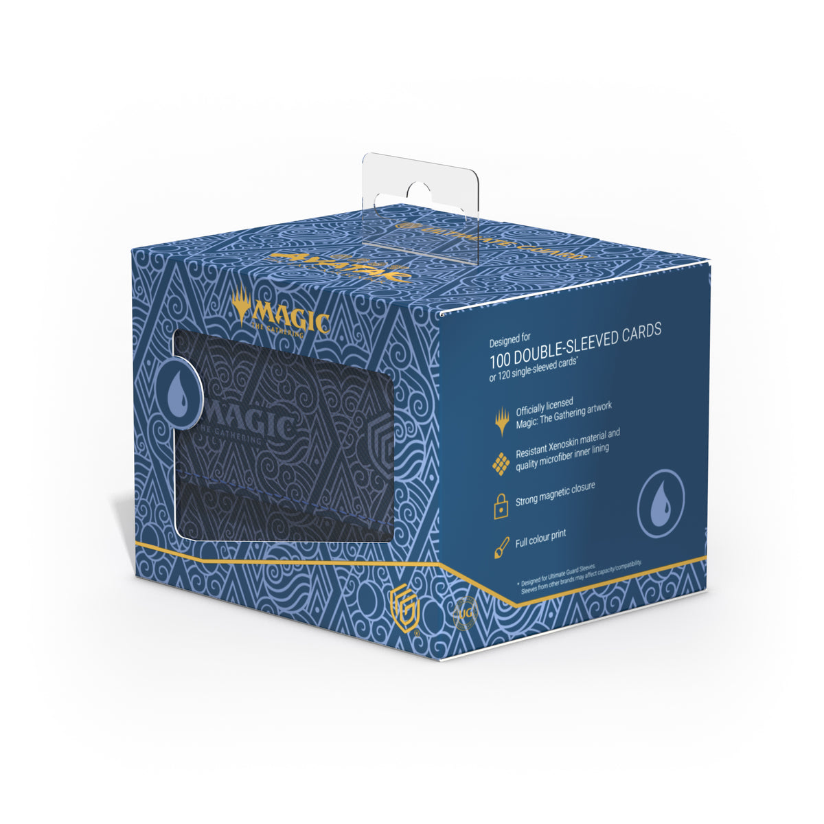Ultimate Guard: XenoSkin Sidewinder 100+ Deck Box - Mana Symbol: Blue (MTG: Avatar)