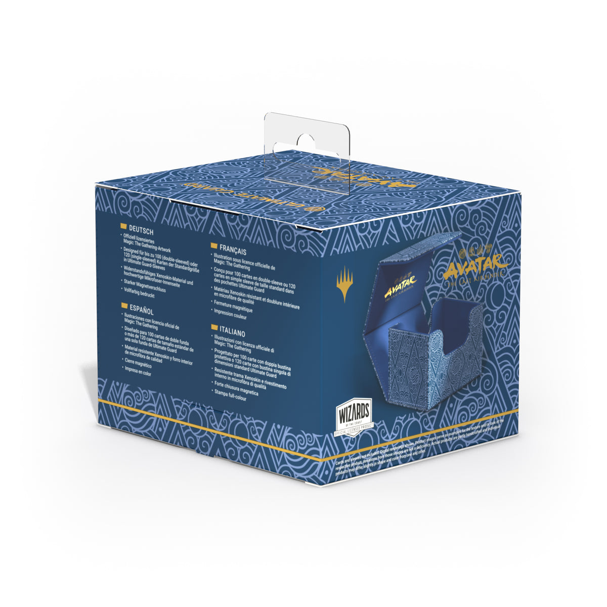 Ultimate Guard: XenoSkin Sidewinder 100+ Deck Box - Mana Symbol: Blue (MTG: Avatar)
