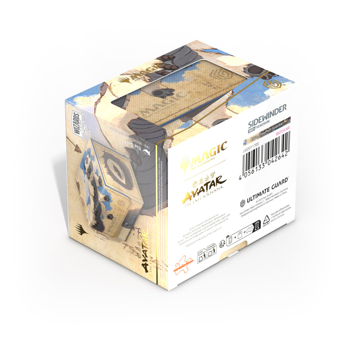 Ultimate Guard: XenoSkin Sidewinder 100+ Deck Box - Appa, Steadfast Guardian (MTG: Avatar)