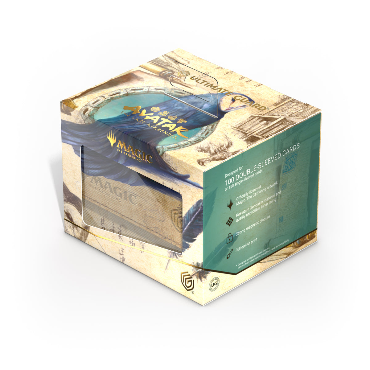 Ultimate Guard: XenoSkin Sidewinder 100+ Deck Box - Wan Shi Tong, Librarian (MTG: Avatar)