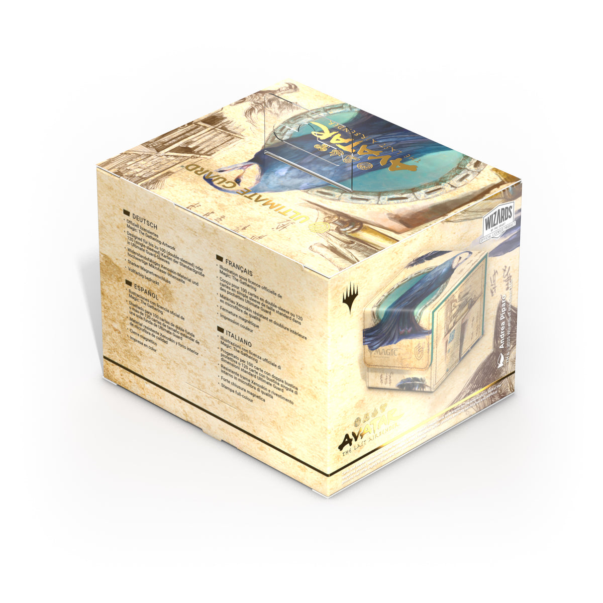 Ultimate Guard: XenoSkin Sidewinder 100+ Deck Box - Wan Shi Tong, Librarian (MTG: Avatar)